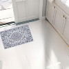 Vintage Distressed Medallion Rug, Washable, Non-Slip Boho Floral Carpet for Living Room, Bedroom, Dining Room - 3 of 4