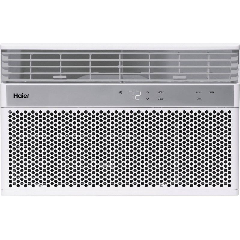 Haier 10000 BTU 115V Window Air Conditioner with Wi-Fi and Eco Mode for Medium Rooms White QHNG10AA, 1 of 12