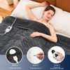 Inhand Heated Weighted Blanket - 13 lbs (50” x 60”) Large, Cozy and Soft Flannel, Fast Heat Throw Blanket with Auto Shut-Off Timer - 2 of 4
