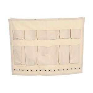 Household Essentials Short Canvas Craft and Garden Wall Organizer: Cotton Utility Wall Shelf for Craft & Gardening Organization - 1 of 4