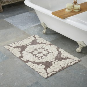 Medallion Collection 100% Cotton Tufted Bath Rug Set of 3 - Better Trends - 1 of 4