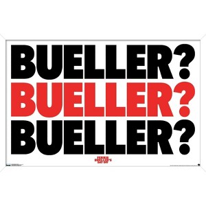 Trends International FERRIS BUELLER - BUELLER Framed Wall Poster Prints - 1 of 4