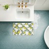 Stupell Industries Kitchen Lemony Stripes Printed Plush Bathroom Floor Mat, design by Anna Quach - 4 of 4