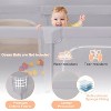 Safstar Large Baby Playpen, 75" x 59" Baby Activity Center w/Zippered Doors, Storage Bag, Indoor Outdoor Baby Play Yard Fence for 0-3 Years Old - 3 of 4