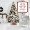 Casafield Water Hyacinth Christmas Tree Collar, Woven Tree Base Cover with Cord Cut Out - 2 of 4
