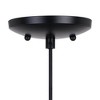 Vaxcel Milano 1 - Light Pendant in  Matte Black - 4 of 4