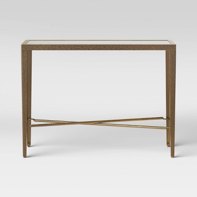 gold console table target