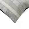 Natural Torino Madrid Neutral Cowhide Pillow | 2-Pack | 12"x20" - 4 of 4