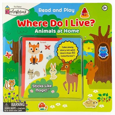 Where Do I Live? (Colorforms) - by  Rufus Downy (Board Book)