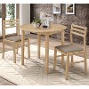 Simple Relax 3-Piece Dining Set with Drop Leaf - 2 of 4