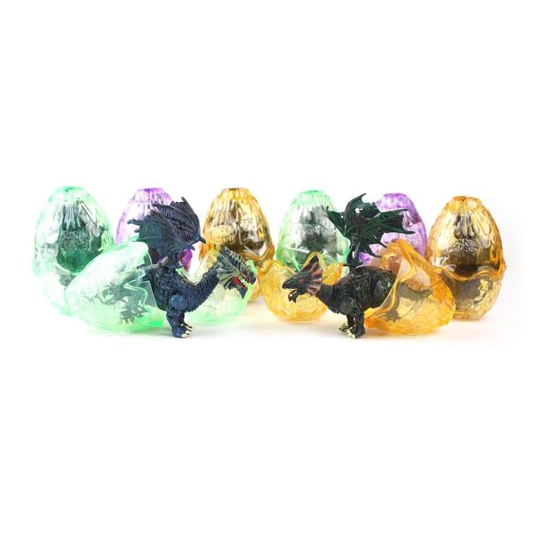 Link Worldwide Ready! Set! Play! Dragon Figurine Puzzles In Hatching Jurrasic Eggs (12 Eggs Per Pack), 2 of 6