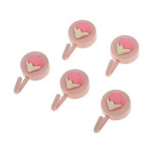 Unique Bargains Utility Tulip Hook Petals with Hook 1.97"x1.18" Petals with Hook 5 Pcs - 1 of 4