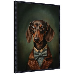 Kate and Laurel Sylvie Dark Academia Floral Framed Canvas by the Creative Bunch Studio (Set of 1) Nature Art Print 31.49 in. x 42.00 in. 228994 - The Home Depot