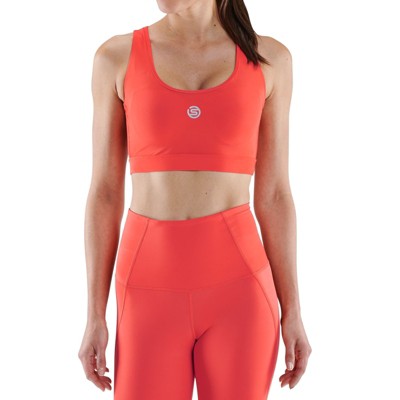 SKINS SERIES-3 Women's Premium Compression Sports Bra-Increase Circulation, Lightweight for Running, Soccer & Workouts Spark X-Large
