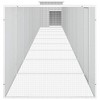 vidaXL Chicken Cage Grey Galvanized Steel Extra Large Expandable - 4 of 4