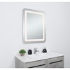 Elegant Lighting Genesis 20in x 30in soft edge LED mirror - 3 of 4