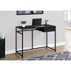 Monarch Specialties Computer Desk Home Office Laptop Storage Drawer 42InchL Work Metal Laminate Black Contemporary Modern - 2 of 4