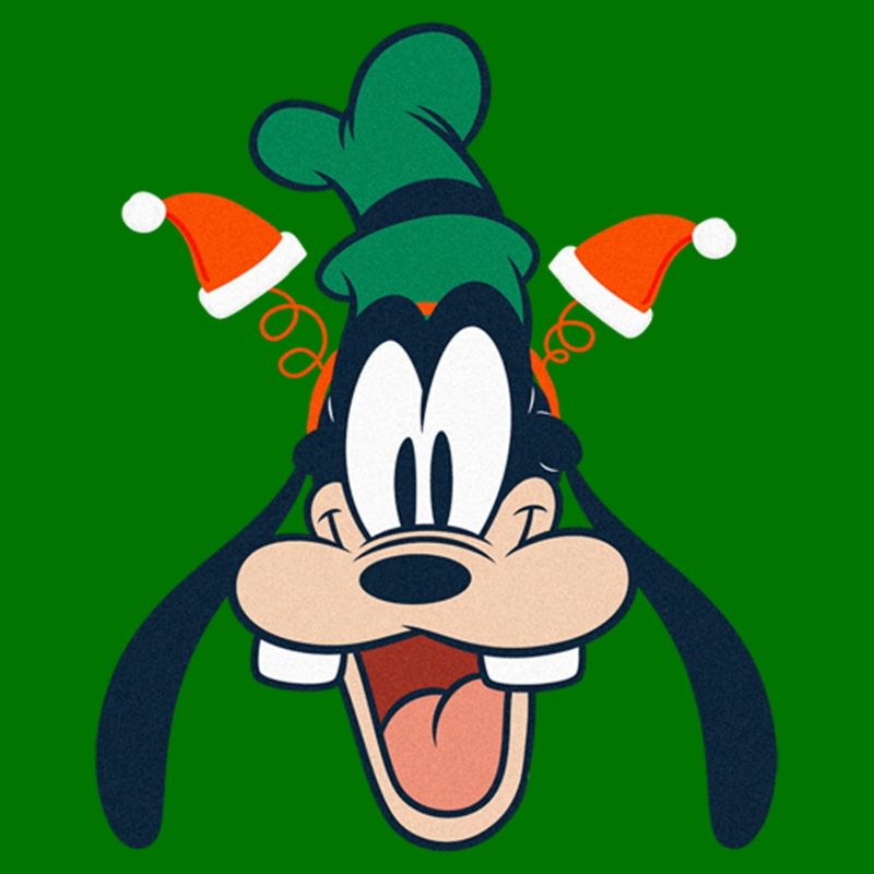 Men's Mickey & Friends Goofy Christmas Ears T-Shirt, 2 of 6