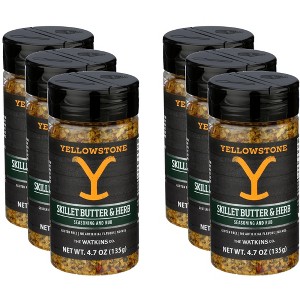 Yellowstone Seasoning Skillet Butter and Herb - Pack of 6 - 4.7  OZ - 1 of 4