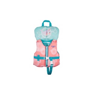 Speedo Infant Life Vest - Teal/Coral - 1 of 3