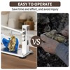 Oyster Clam Opener Machine Adjustable Oyster Shucker Machine 4-Level Tool Set, Stainless Steel Clam Opener with Suction Cups, G-Clamp, Knives & Glove - 4 of 4