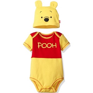 Disney Cosplay Baby Bodysuit and Hat Set Newborn to Infant - 1 of 4