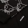 Bleach Rukia Long Sleeve Black Hooded Sweatshirt - 3 of 4