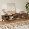 LOVSON 76“ Modern Minimalist TV Stand, Media Console for 85” TV Entertainment Center for Living Room and Bedroom - 2 of 4