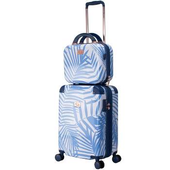 Chariot Gatsby 2-piece Hardside Carry-on Luggage Set - Ice Blue