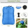 Racxily Camping Hammock, Portable Double Hammock with Net,600lbs Load 2 Persons Hammock w/Mosquito Net Outdoor Hiking, w/ Strap Hook Carry Bag - 2 of 4