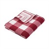 Camden Red Quilted Throw - Levtex Home - 2 of 3