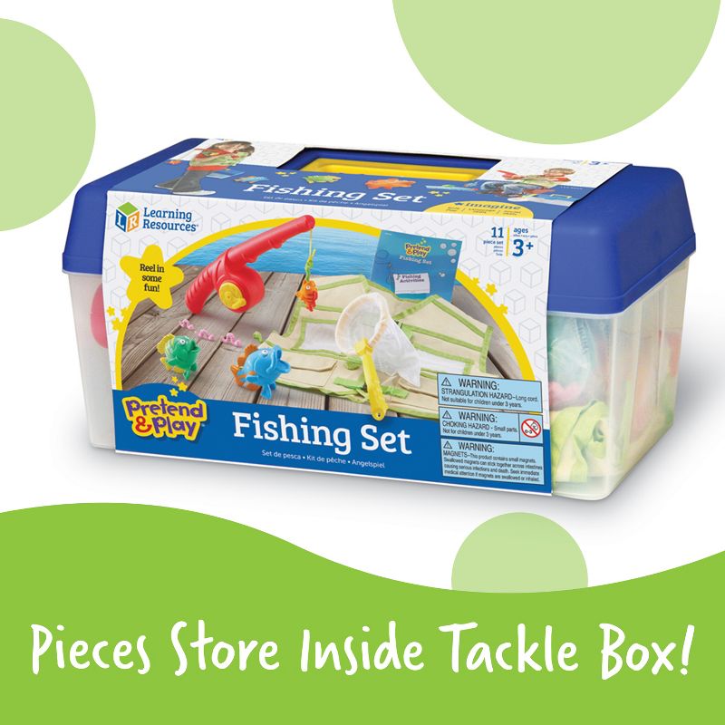 Learning Resources Pretend and Play Fishing Set,  11 Pieces, Ages 3+, 4 of 7