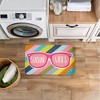 Stupell Industries Sunshine Vibes Sunglasses Printed Anti-Fatigue Floor Mat, design by Emily Cromwell, 30"x18" - 4 of 4