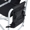 Sevobal Outdoor Portable Chairs Padded Folding Chair Set with Side Table Storage Pockets for Patio Garden Camping, Multicolored, 34.83"*18.9"*31.5" - 4 of 4