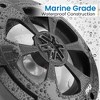 6.5" Dual Marine Speakers for Outdoor Sound with Water-Resistant Design, Easy Installation, Compatible with Boats - 4 of 4