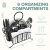 Home Intuition Picnic Caddy - Silverware Caddy Utensil Holder for Party - Cutlery and Flatware Holder for Outdoor Table, Camping, BBQ, Countertop - 3 of 4