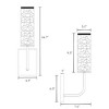 LNC Fiorekaury 4.3-in W 1-Lights Polished Gold with Crackle Glass Cylinder Modern/Contemporary  Indoor Wall Lights - 3 of 4