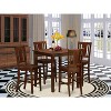 Counter Height Dining Set - Modern Pub Table & Chairs - Square High Table for Kitchens & Dinettes - 2 of 4