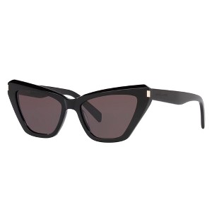 Saint Laurent SL 466S 001 Womens Cat-Eye Sunglasses Black 54mm - 1 of 3