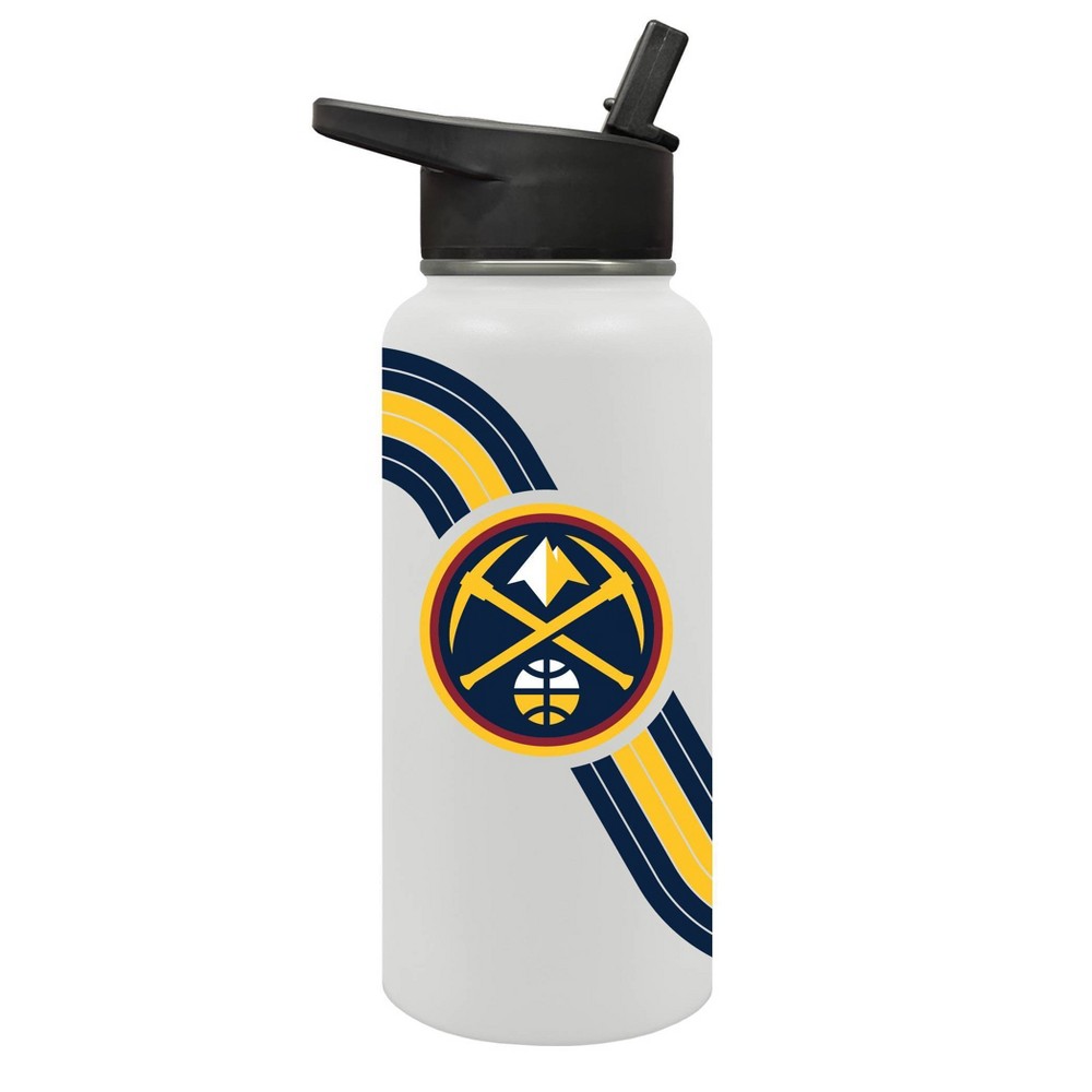 Photos - Glass NBA Denver Nuggets Retro Wave Thirst Water Bottle - 32oz