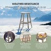 WestinTrends Outdoor Patio Adirondack Counter Height Stool Chair - 3 of 4