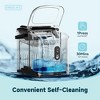 Simzlife Countertop Ice Maker, 26 Lbs/Day, 9 Bullet-shaped Ice in 6 Mins, Auto-Cleaning, Portable Ice Machine with 13 Lbs Storage Capacity - 4 of 4