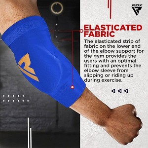 RDX Sports Padded Elbow Sleeve for Muay Thai & MMA Workout OEKO-TEX Standard 100 certified - 1 of 4