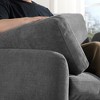Whisen Modern Oversized Chenille Colorblock Single Sofa Chair, Wide and Deep Couch Lounge with Pillows - 3 of 4
