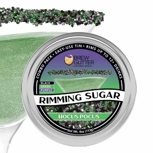Brew Glitter Colorful Cocktail Rimming Glitter Sugar Series (1x 4oz Tin) - 1 of 4