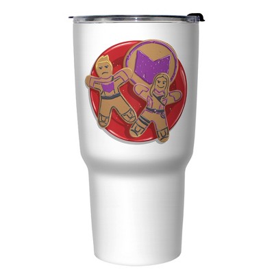 Marvel Hawkeye Ho Ho Ho Logo Stainless Steel Tumbler w/Lid