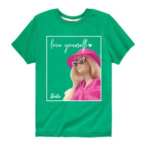 Boys' - Barbie - Love Yourself Short Sleeve Graphic T-Shirt - 1 of 4