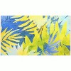 Olivia’s Home Tropical Indigo Doormat – 22"×32" Indoor/Outdoor Rectangle with Vibrant Leaf Design - 2 of 3
