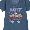 Girls' - Dr. Seuss - Batty For Halloween Thing 1 and Thing 2 Graphic Short Sleeve Fleece Dress - 2 of 4