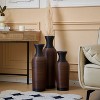 ORRD Set of 3 Brown Floor Vases - Artificial Vine Desktop & Floor Vases for Home Decor, PVC Flower Stand Set - 2 of 4